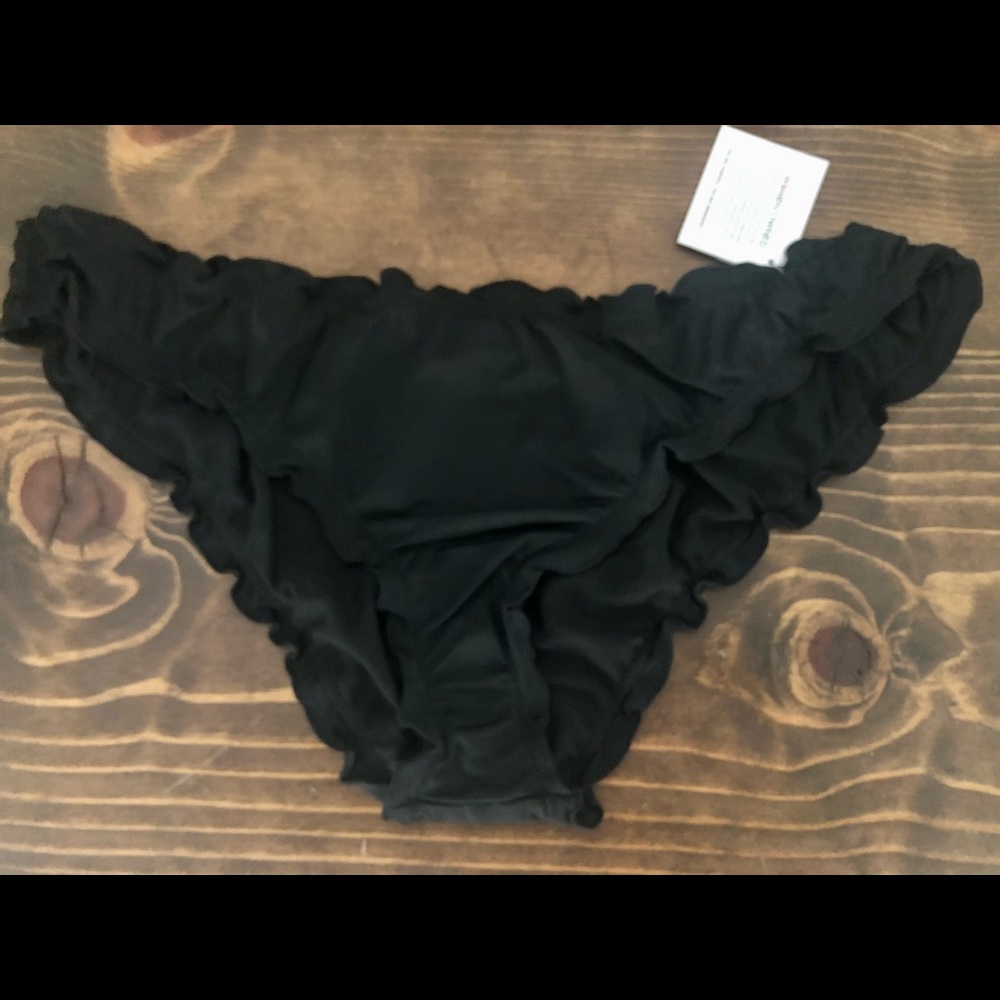 Black bikini bottom